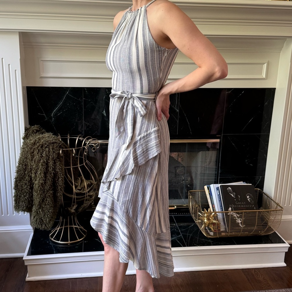 TTAHARI Striped Halter Neck Dress - Picture 2 of 16